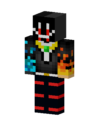 Elemental Jester skin, 3D preview
