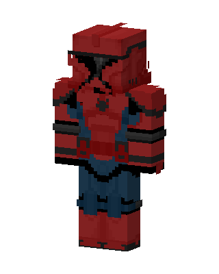 Red Masked Hero Boy Minecraft skin