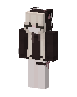 Cream Bear Hoodie skin, 3D preview