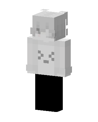 Monochrome Hoodie skin, 3D preview
