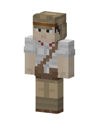 White Cowboy Girl Minecraft skin