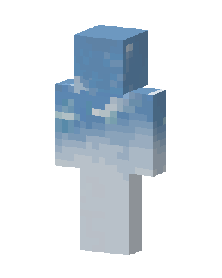 Blue Mob skin, 3D preview