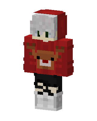 Reindeer Sweater skin, 3D preview