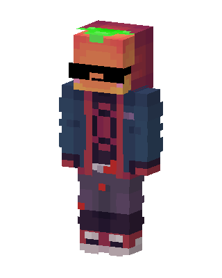 Blue Player Boy skin, 3D preview