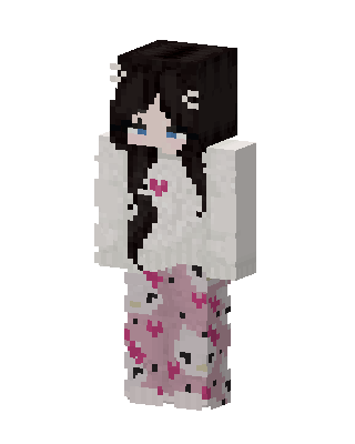 Pajama Girl skin, 3D preview