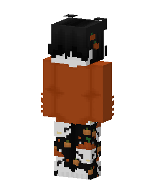 Orange Animal Girl Minecraft skin