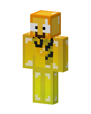 Golden Block Man Minecraft skin