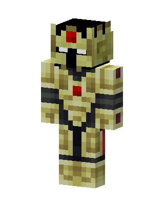 Golden Warlord skin, 3D preview