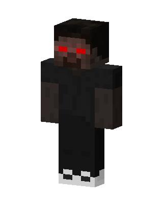Red Eyed Herobrine Minecraft skin