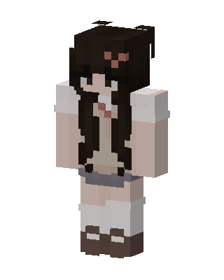 Coquette Girl skin, 3D preview