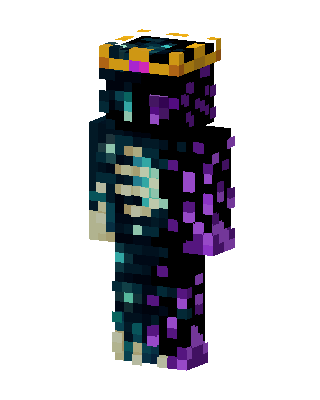 Ender Warden skin, 3D preview