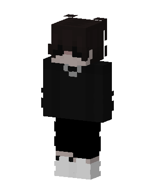 Black Emo skin, 3D preview