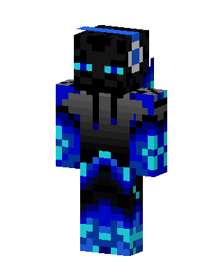 Blue Masked Hero Boy Minecraft skin
