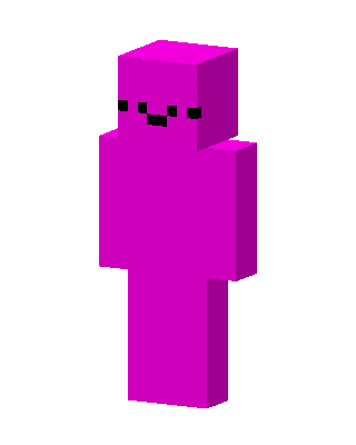 Magenta Smiley Minecraft pink skin
