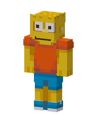 Bart Simpson Minecraft skin