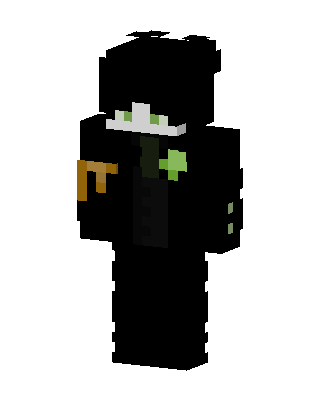Black Player Boy skin, 3D preview