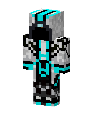 Black Fighter Minecraft PvP skin