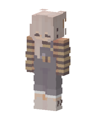 Cozy Overalls skin, 3D preview