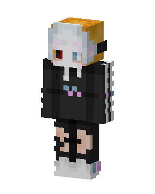 Heterochromia Hoodie skin, 3D preview