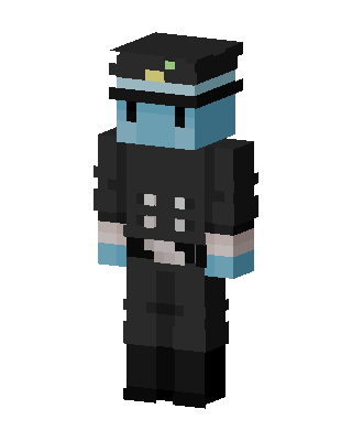 Blue Conductor Minecraft skin