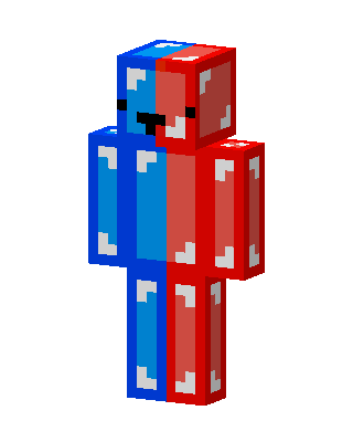 Blue Hero Boy skin, 3D preview