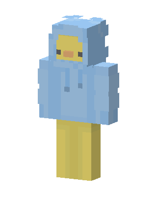 Duckling Hoodie Minecraft skin