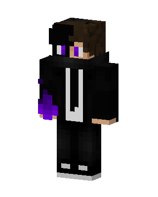 Ender Hoodie Boy skin, 3D preview