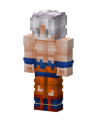 Ultra Instinct Goku Minecraft skin