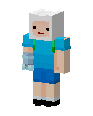 Finn The Human skin, 3D preview