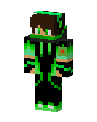 Toxic Hoodie skin, 3D preview