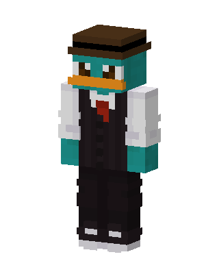 Teal Suit Boy Minecraft skin