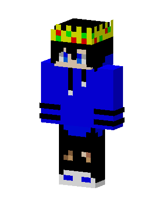 Blue King skin, 3D preview