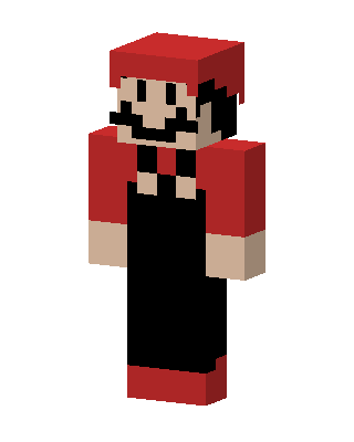 Mario skin, 3D preview
