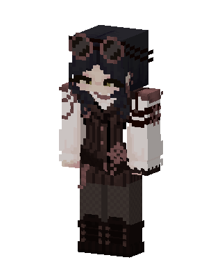 Brown Pirate Girl Minecraft skin
