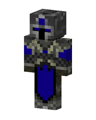 Blue Knight skin, 3D preview