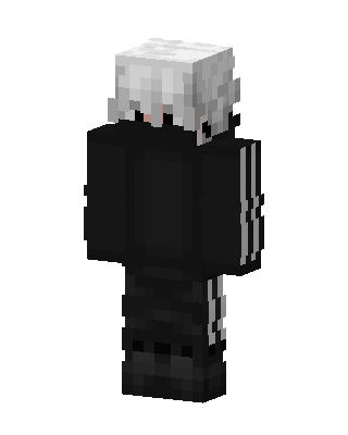 Black Ninja Boy skin, 3D preview