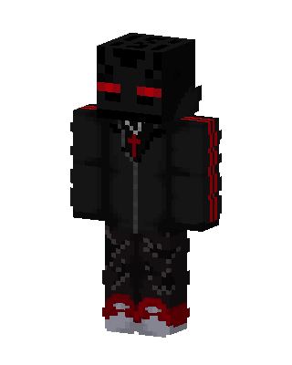 Black Hero Boy skin, 3D preview