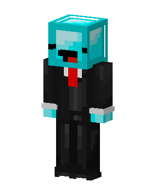 Black Villain Boy skin, 3D preview
