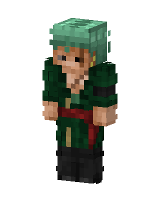 Roronoa Zoro skin, 3D preview