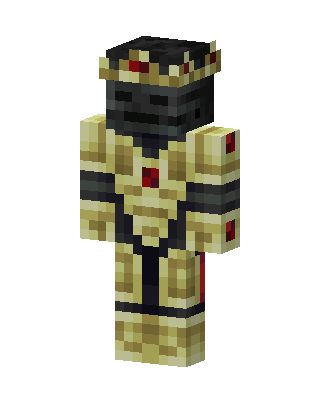 Golden Wither King skin, 3D preview