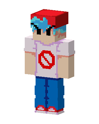 Boyfriend Minecraft skin