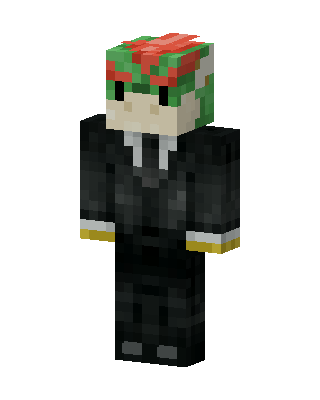 Flower Crown Suit skin, 3D preview