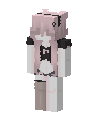 Pink Maid skin, 3D preview