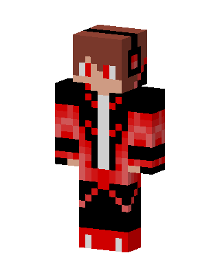 Red Gamer skin, 3D preview