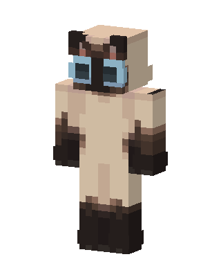 Siamese Cat skin, 3D preview