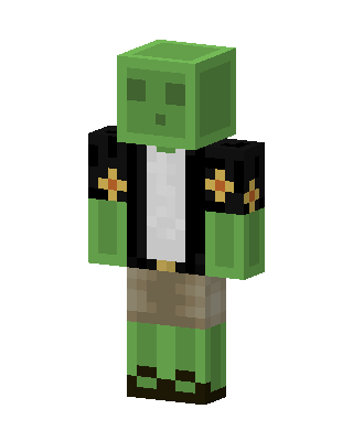 Slime Jacket skin, 3D preview