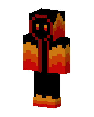 Black Hero skin, 3D preview