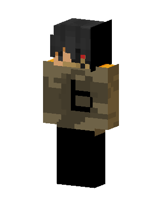 Camo Hoodie Boy skin, 3D preview