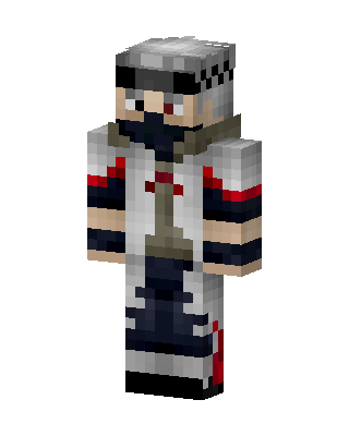 White Hero Boy skin, 3D preview