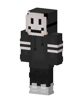 Black Athlete Boy skin, 3D preview